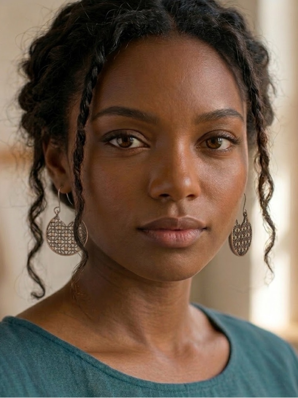 🔥4/$20 Fashion Jewelry Bronze Filigree Drop Earrings